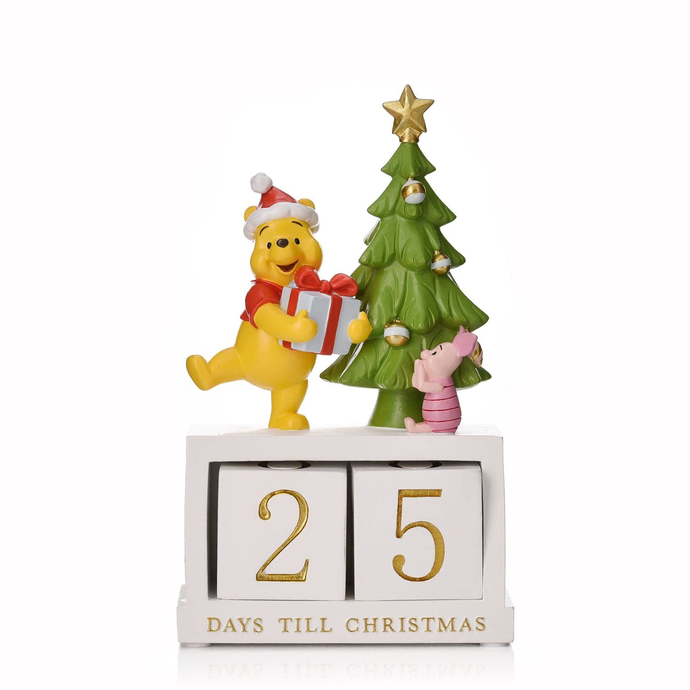 Widdop Gifts Christmas Decorations Disney Winnie the Pooh Christmas Countdown Decoration