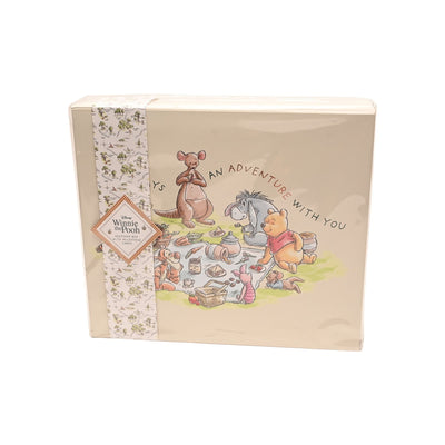 Widdop Gifts Storage Tins, Trinket & keepsake Boxes Disney Winnie the Pooh Keepsake Box with Milestone Cards