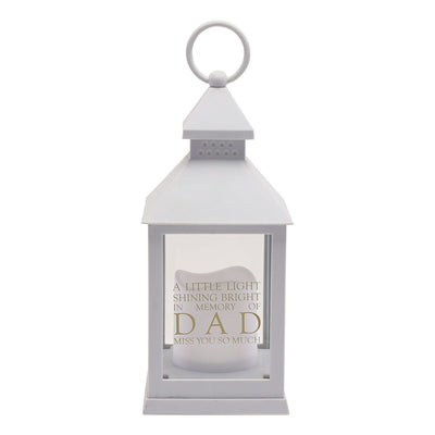 Widdop Gifts Home accessories In Memory of Dad Memorial Lantern