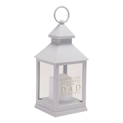 Widdop Gifts Home accessories In Memory of Dad Memorial Lantern