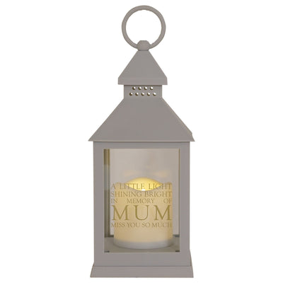 Widdop Gifts Home accessories In Memory of Mum Memorial Lantern