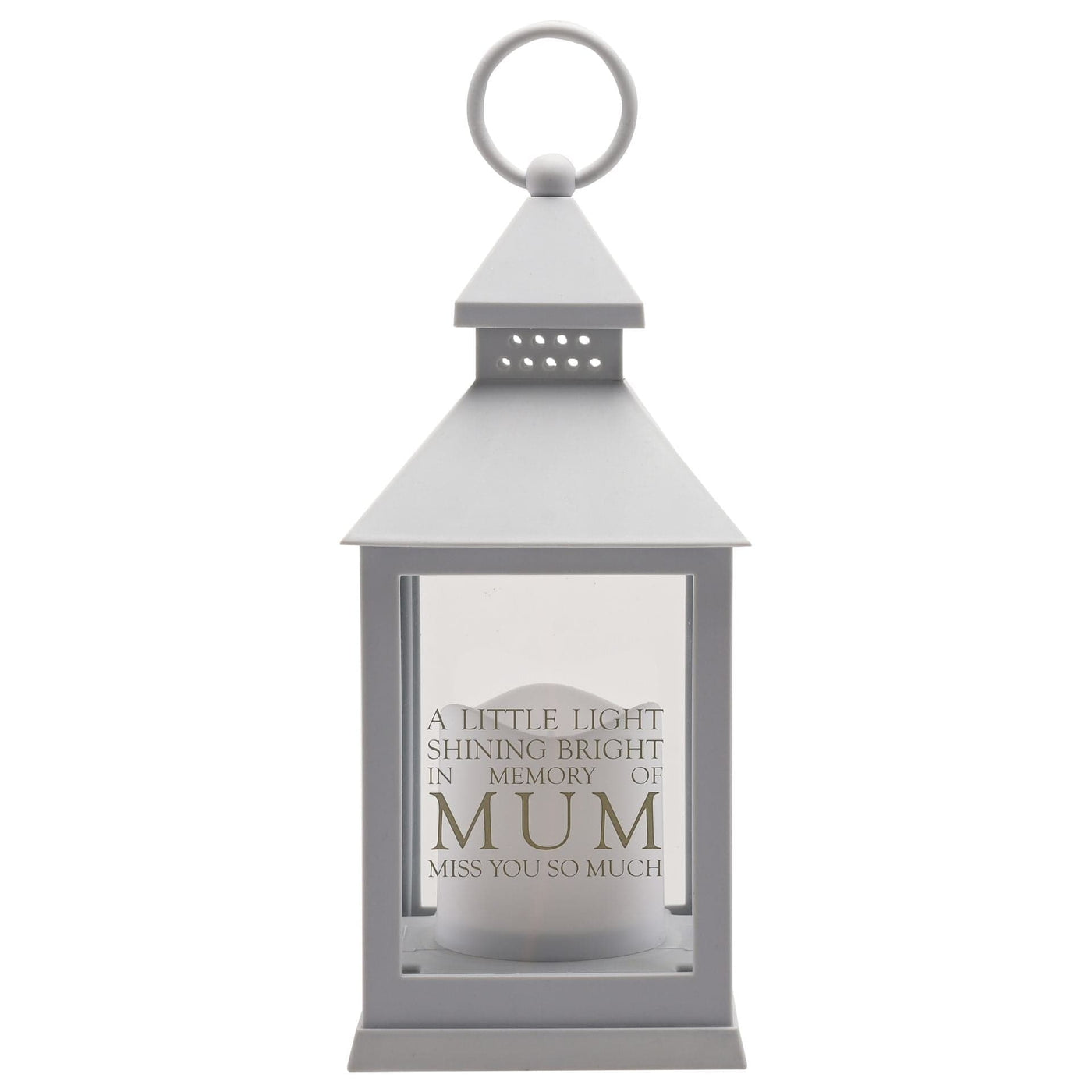 Widdop Gifts Home accessories In Memory of Mum Memorial Lantern