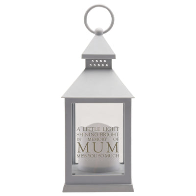 Widdop Gifts Home accessories In Memory of Mum Memorial Lantern