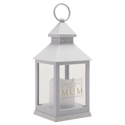 Widdop Gifts Home accessories In Memory of Mum Memorial Lantern