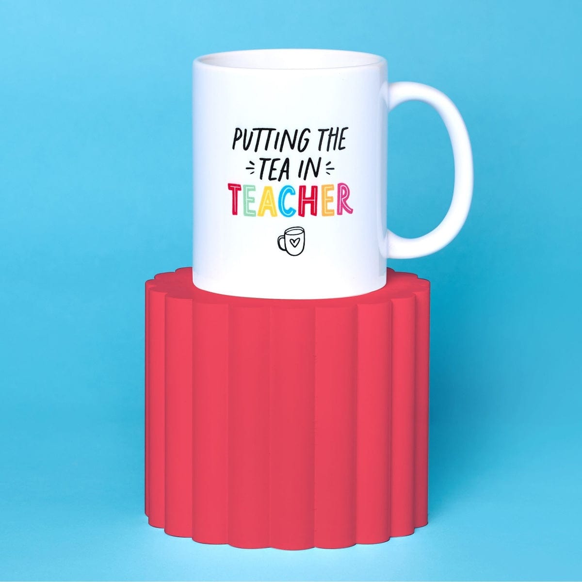 Widdop Gifts Mugs Putting The Tea in Teacher Gift Mug