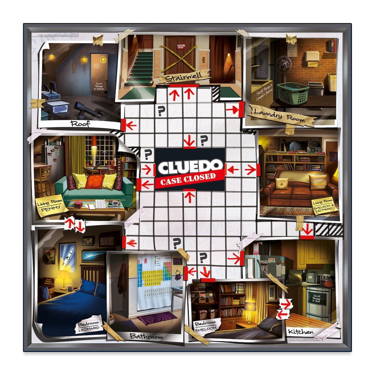 Winning Moves Games Cluedo The Big Bang Theory Edition