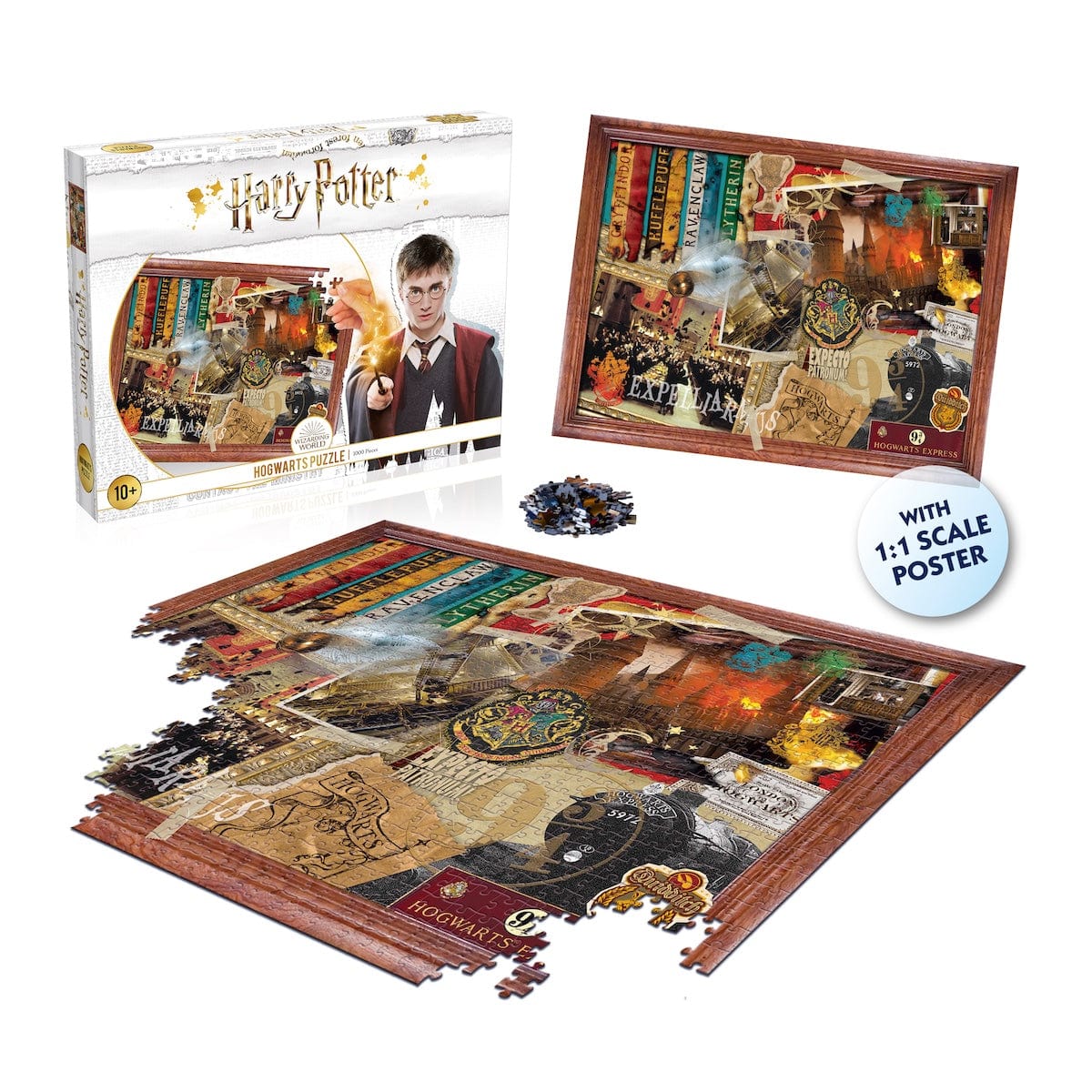 Winning Moves Games Harry Potter Hogwarts 1000 Piece Jigsaw Puzzle