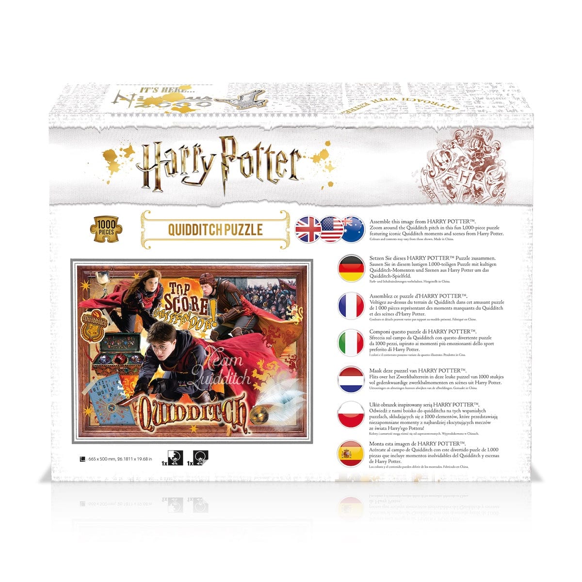 Winning Moves Games Harry Potter Quidditch 1000 Piece Jigsaw Puzzle