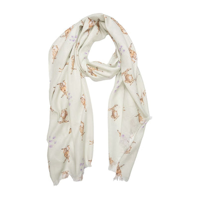 Wrendale Designs Scarves Hare Brained Scarf with Gift Bag