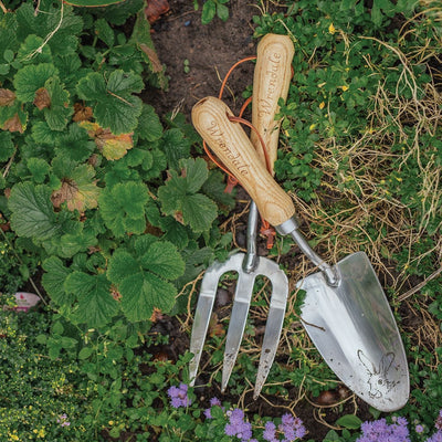 Wrendale Designs Garden Accessories Hare Design Fork and Trowel Gardening Set