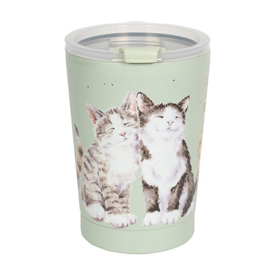 Wrendale Designs Mugs & Drinkware Cats Illustrated Stainless Steel Travel Cup - Choice of Design