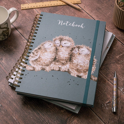 Wrendale Designs Stationery Owlets A4 Ring Bound Notebook