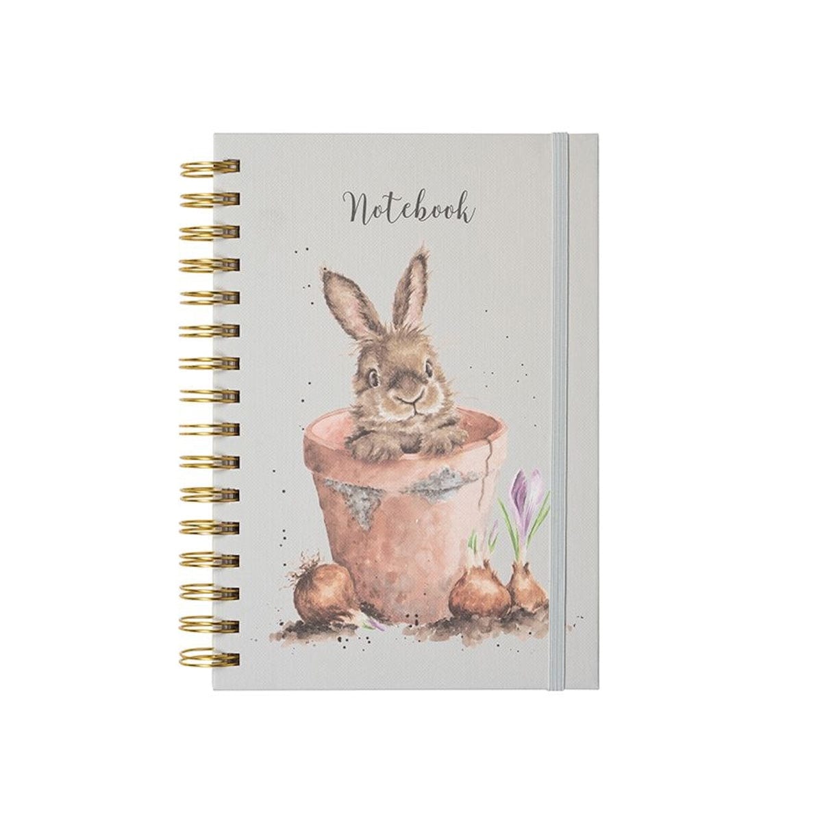 Wrendale Designs Stationery Rabbit in Flower Pot Notebook