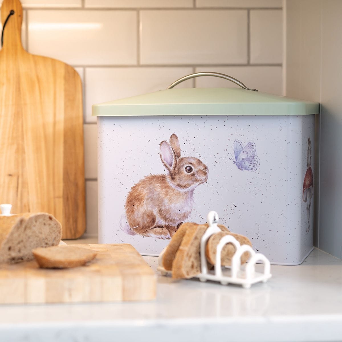 Wrendale Designs Storage Tin Woodland Animal Design Bread Bin