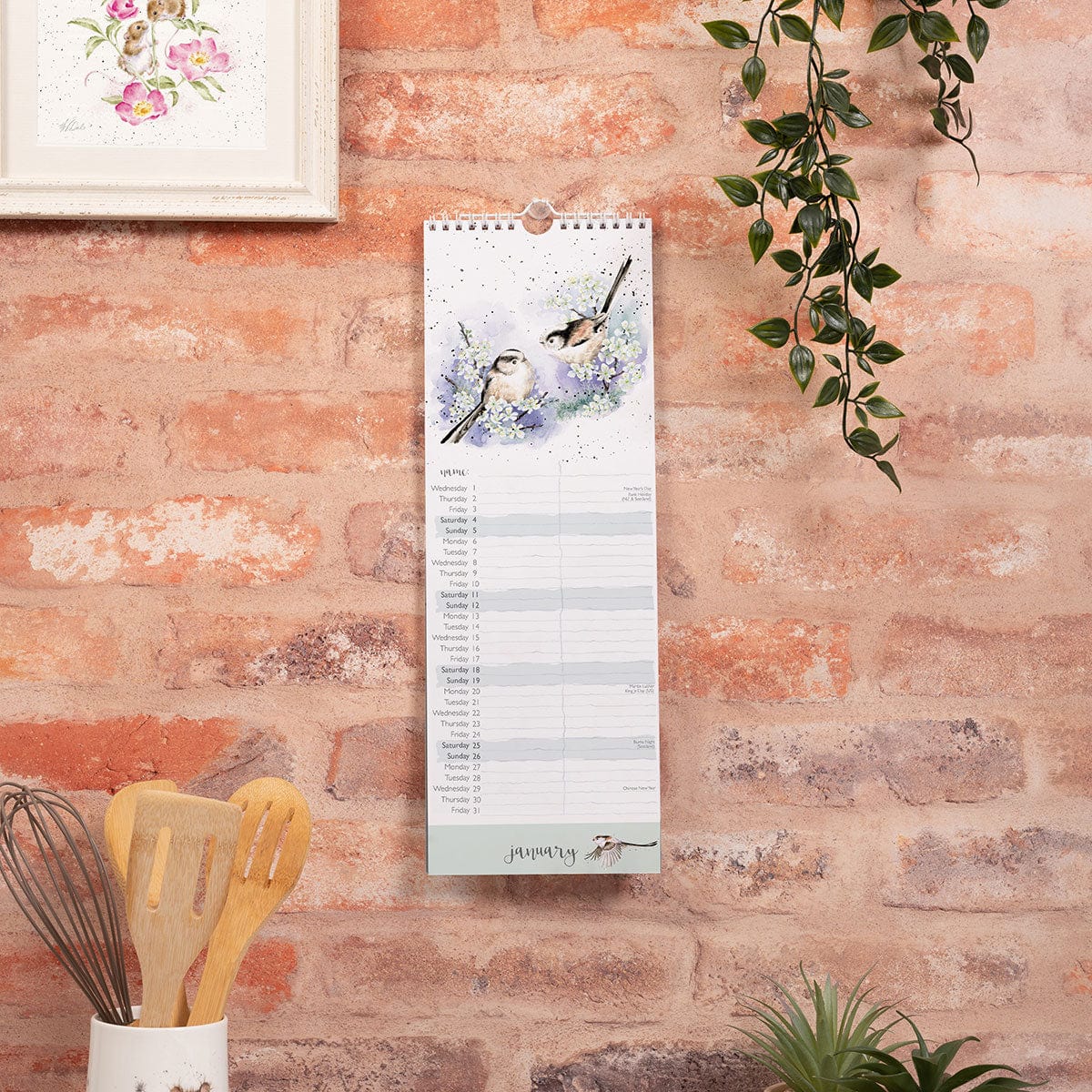 Wrendale Designs Calendars Yours and Mine Couples 2025 Slimline Calendar